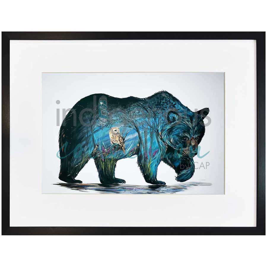 Wise Bear by artist Carla Joseph - Métis/Cree. Indigenous Collection