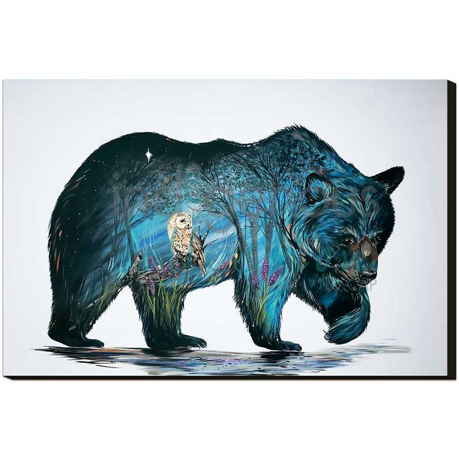 Wise Bear by artist Carla Joseph - Métis/Cree. Indigenous Collection
