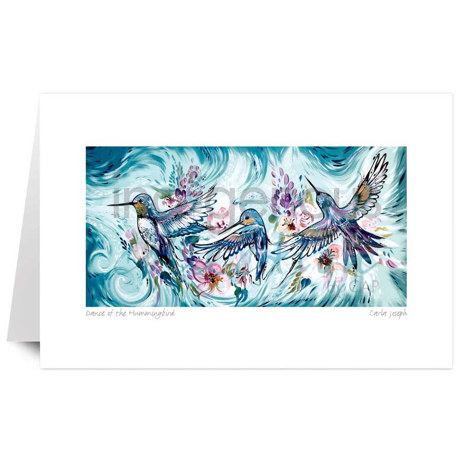 Dance of the Hummingbird by artist Carla Joseph