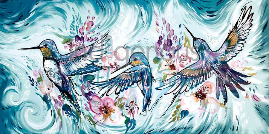 Dance of the Hummingbird by artist Carla Joseph