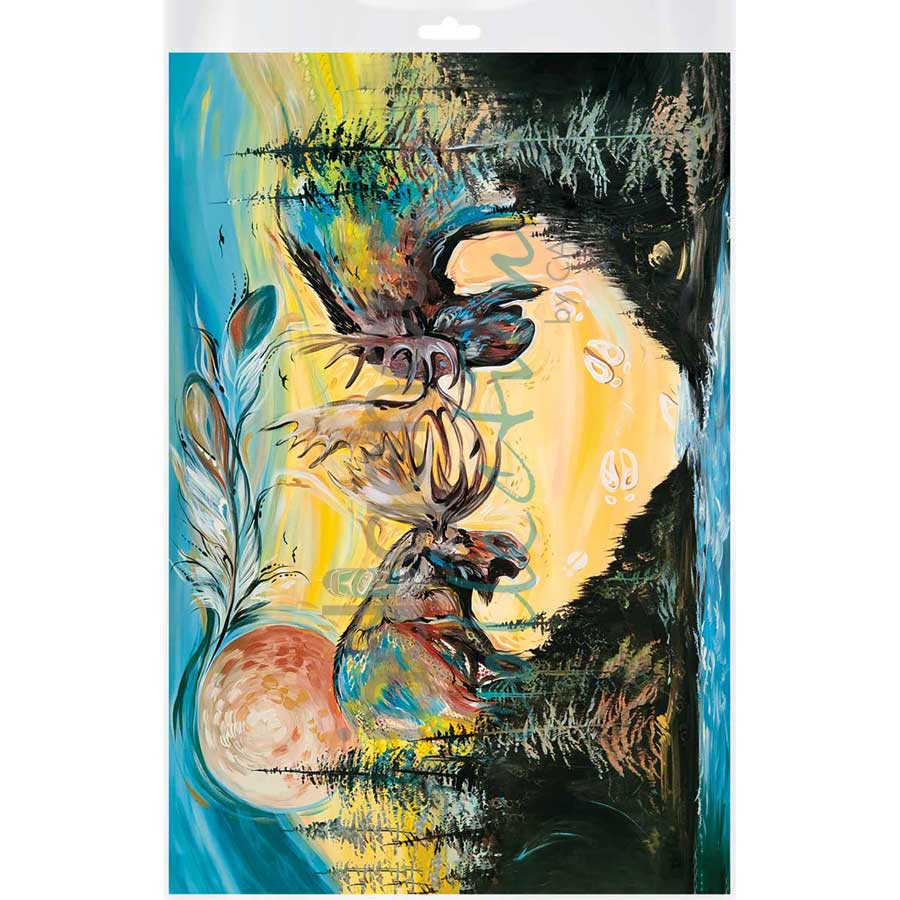Art of Sparing by artist Carla Joseph - Métis/Cree. Indigenous Collection