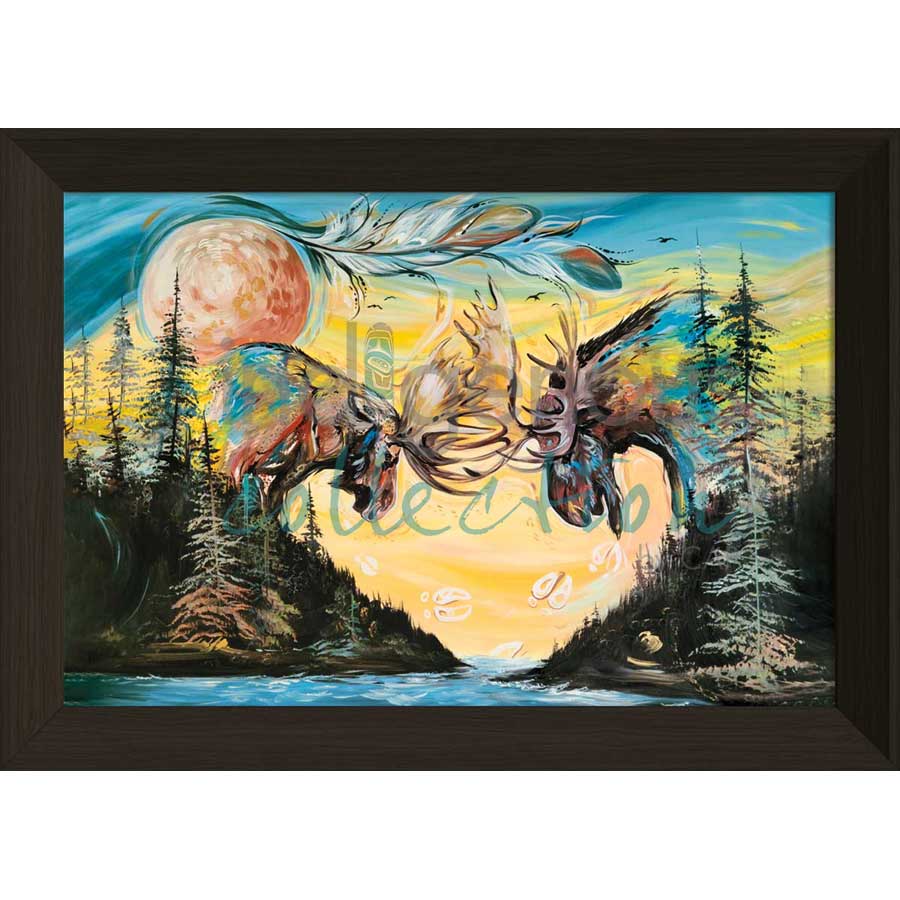 Art of Sparing by artist Carla Joseph - Métis/Cree. Indigenous Collection