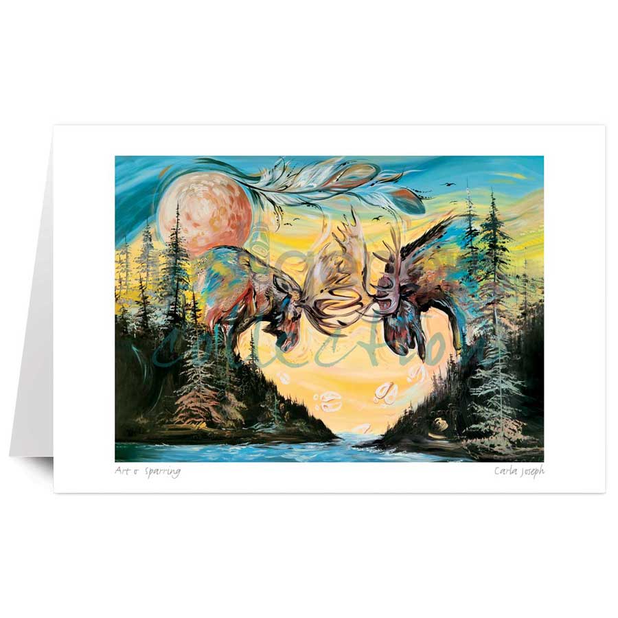 Art of Sparing by artist Carla Joseph