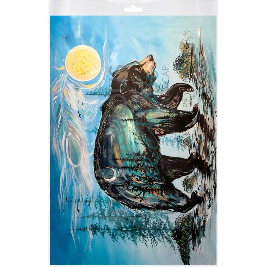 A Bear's Journey by artist Carla Joseph - Métis/Cree. Indigenous Collection