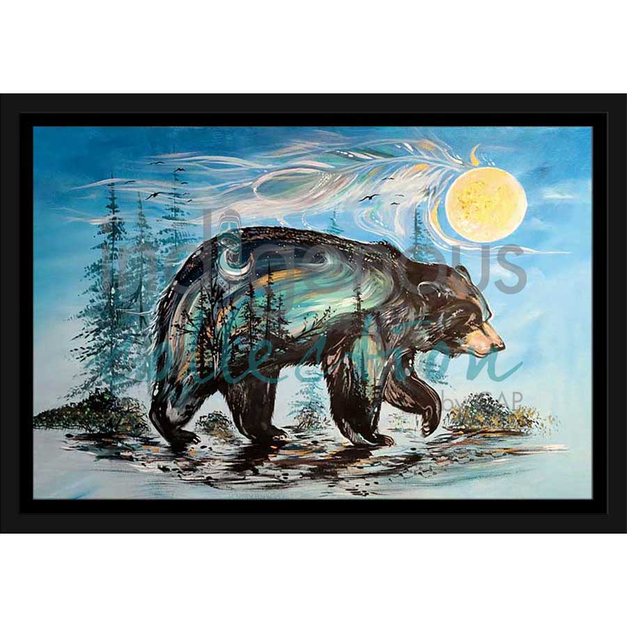 A Bear's Journey by artist Carla Joseph - Métis/Cree. Indigenous Collection