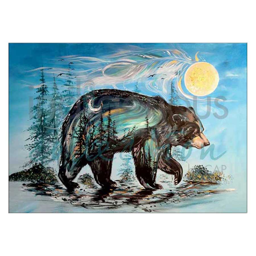 A Bear's Journey Canvas Prints