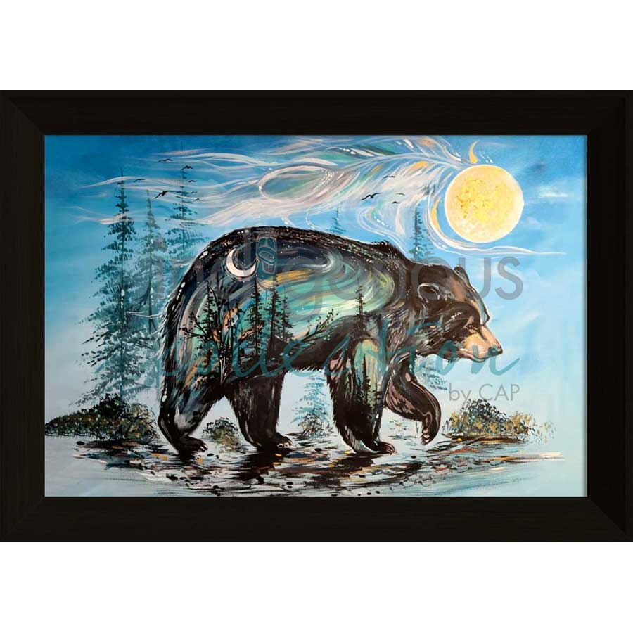 A Bear's Journey by artist Carla Joseph - Métis/Cree. Indigenous Collection
