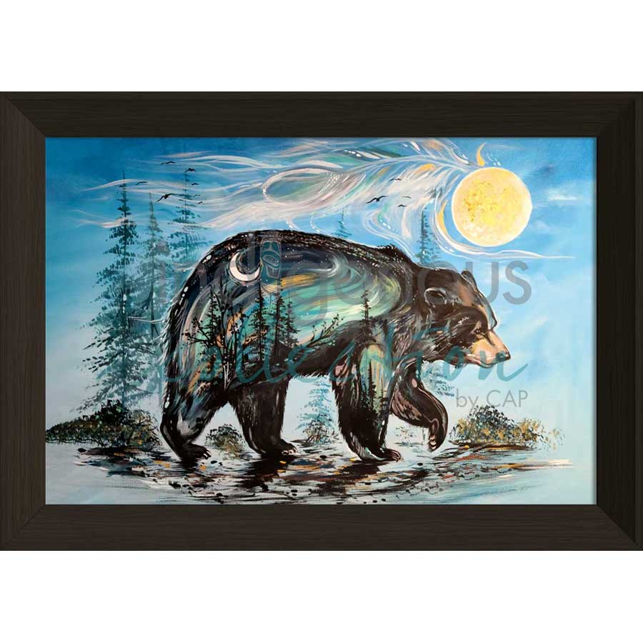 A Bear's Journey by artist Carla Joseph - Métis/Cree. Indigenous Collection