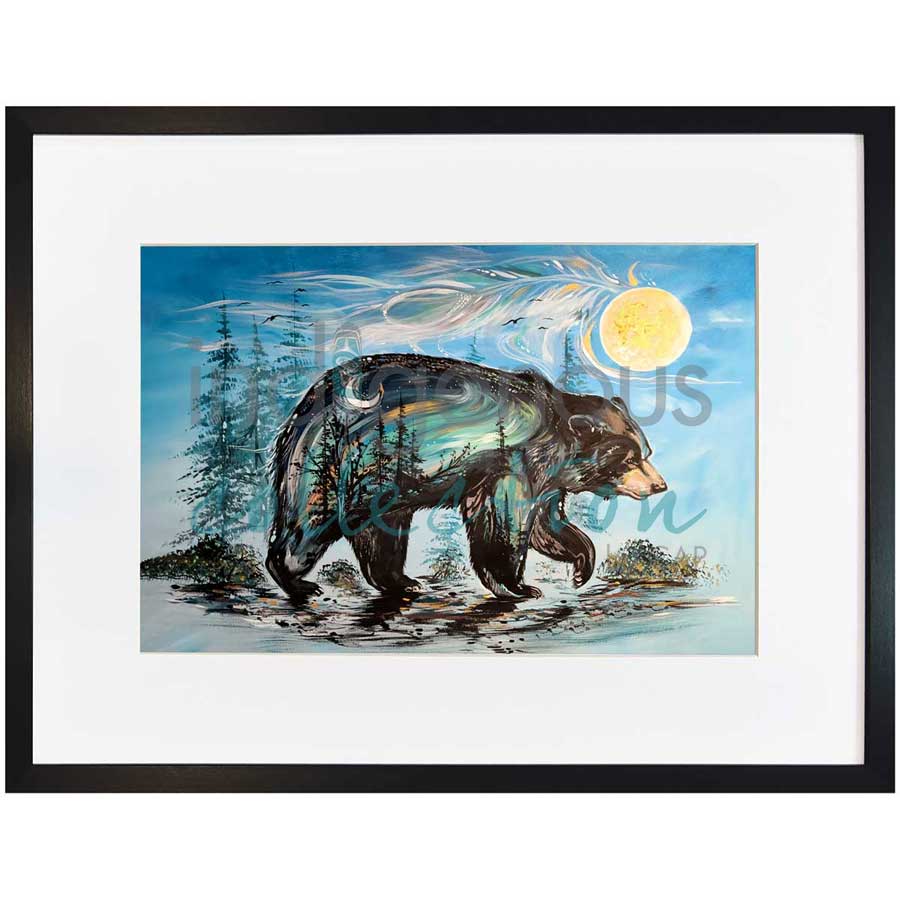 A Bear's Journey by artist Carla Joseph - Métis/Cree. Indigenous Collection