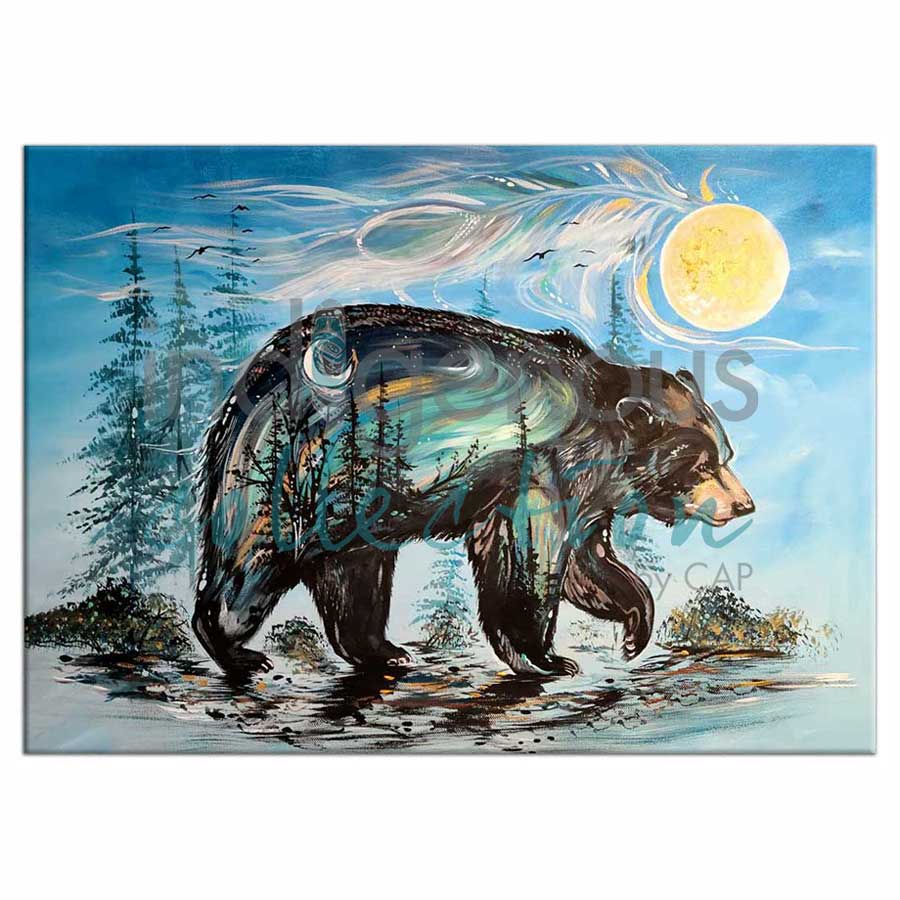A Bear's Journey Magnets by artist Carla Joseph