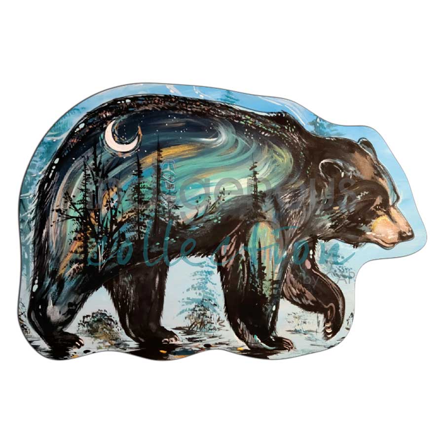 A Bear's Journey 3D Magnets by artist Carla Joseph. Indigenous Collection.