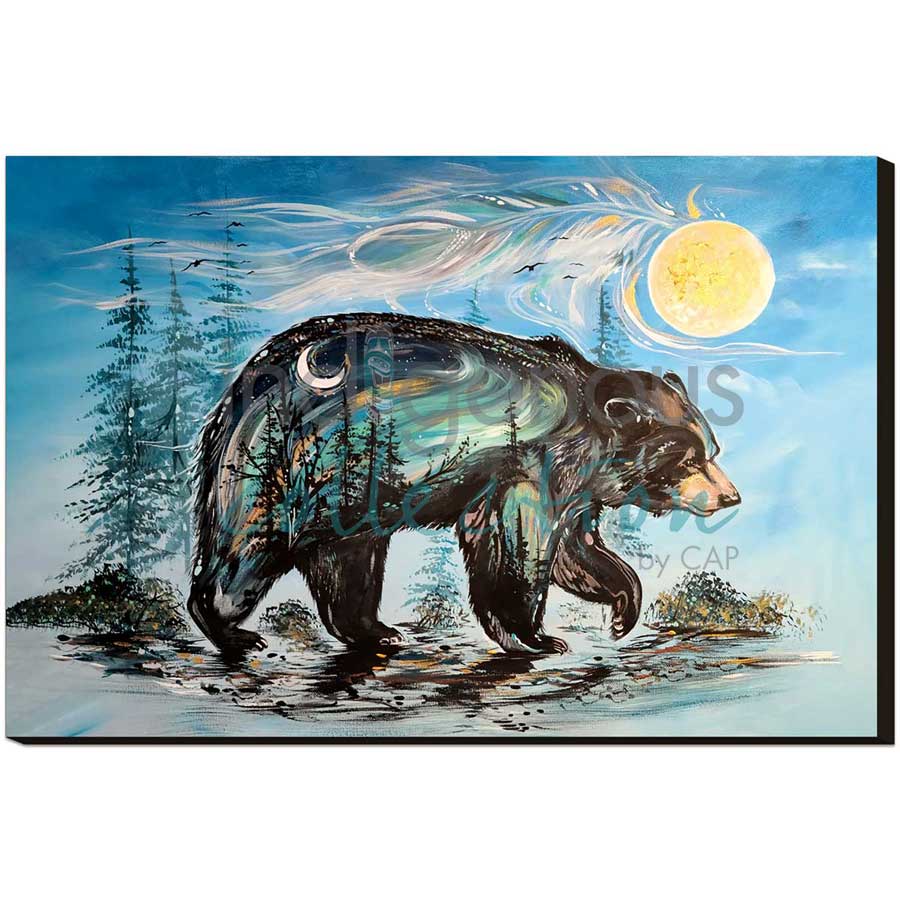 A Bear's Journey by artist Carla Joseph - Métis/Cree. Indigenous Collection