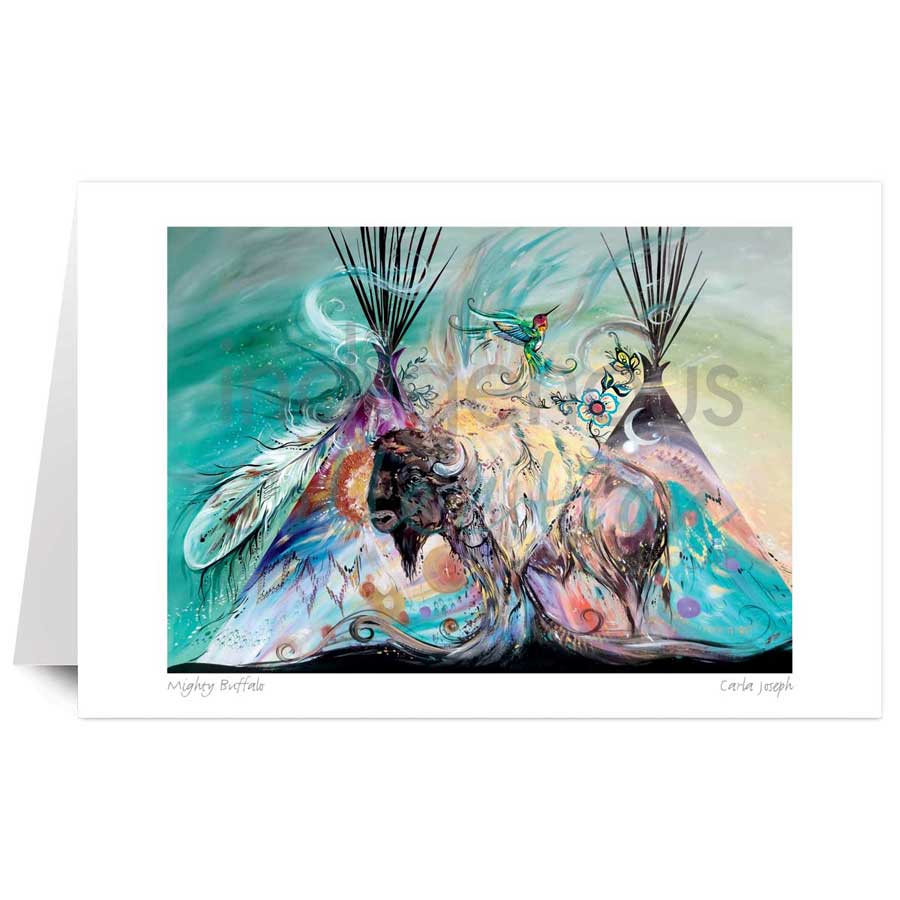 Mighty Buffalo by artist Carla Joseph