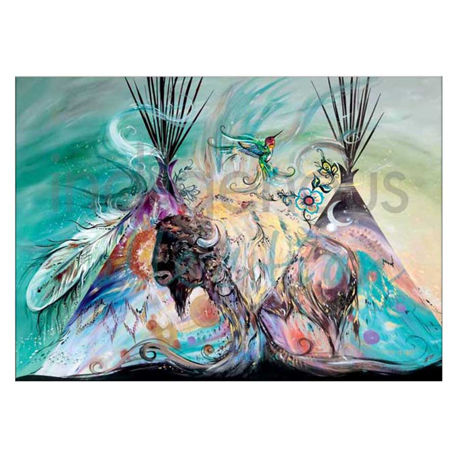Mighty Buffalo Canvas Prints