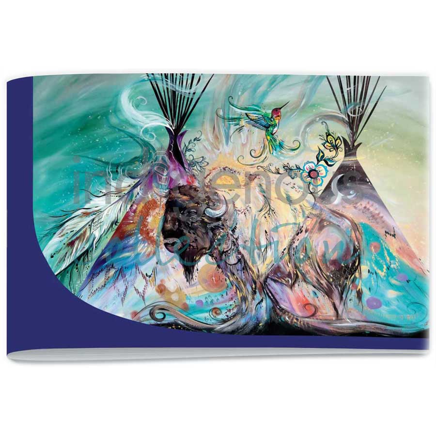 Mighty Buffalo Signature Notebook by artist Carla Joseph