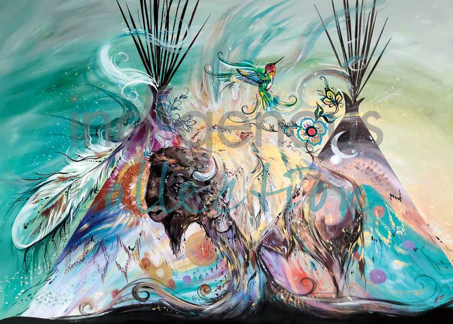 Mighty Buffalo by artist Carla Joseph