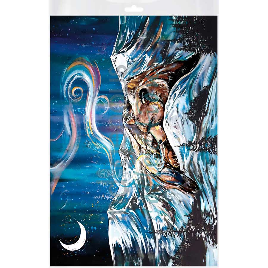 Bear Mountain by artist Carla Joseph - Métis/Cree. Indigenous Collection