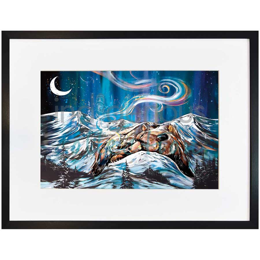 Bear Mountain by artist Carla Joseph - Métis/Cree. Indigenous Collection