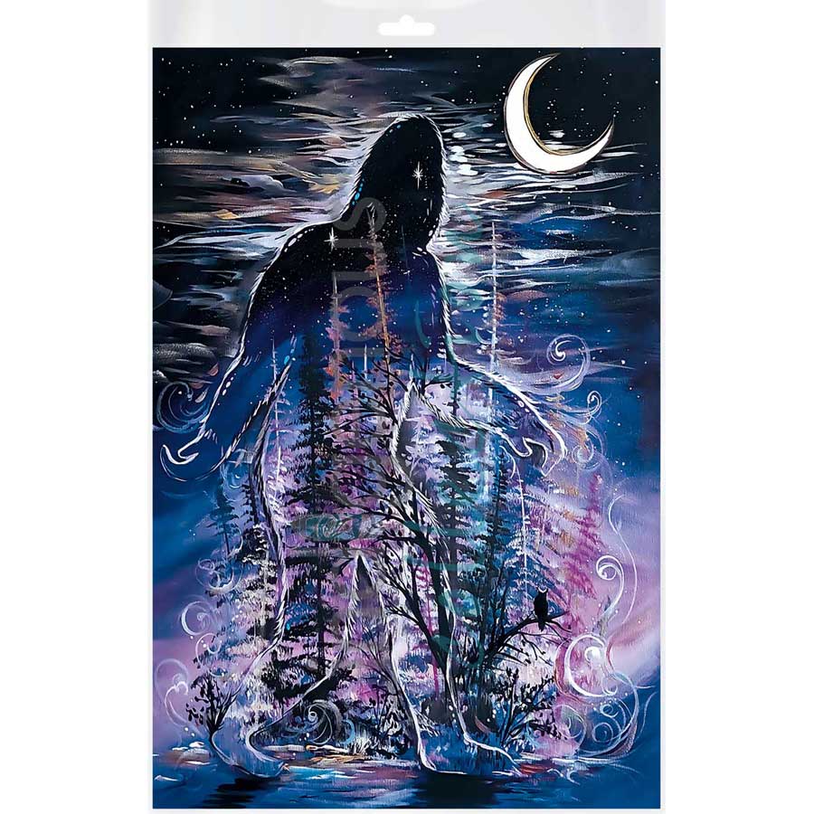 Sabe (Sasquatch) by artist Carla Joseph - Métis/Cree. Indigenous Collection