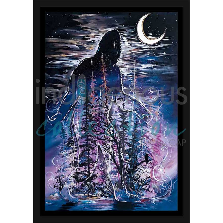 Sabe (Sasquatch) by artist Carla Joseph - Métis/Cree. Indigenous Collection