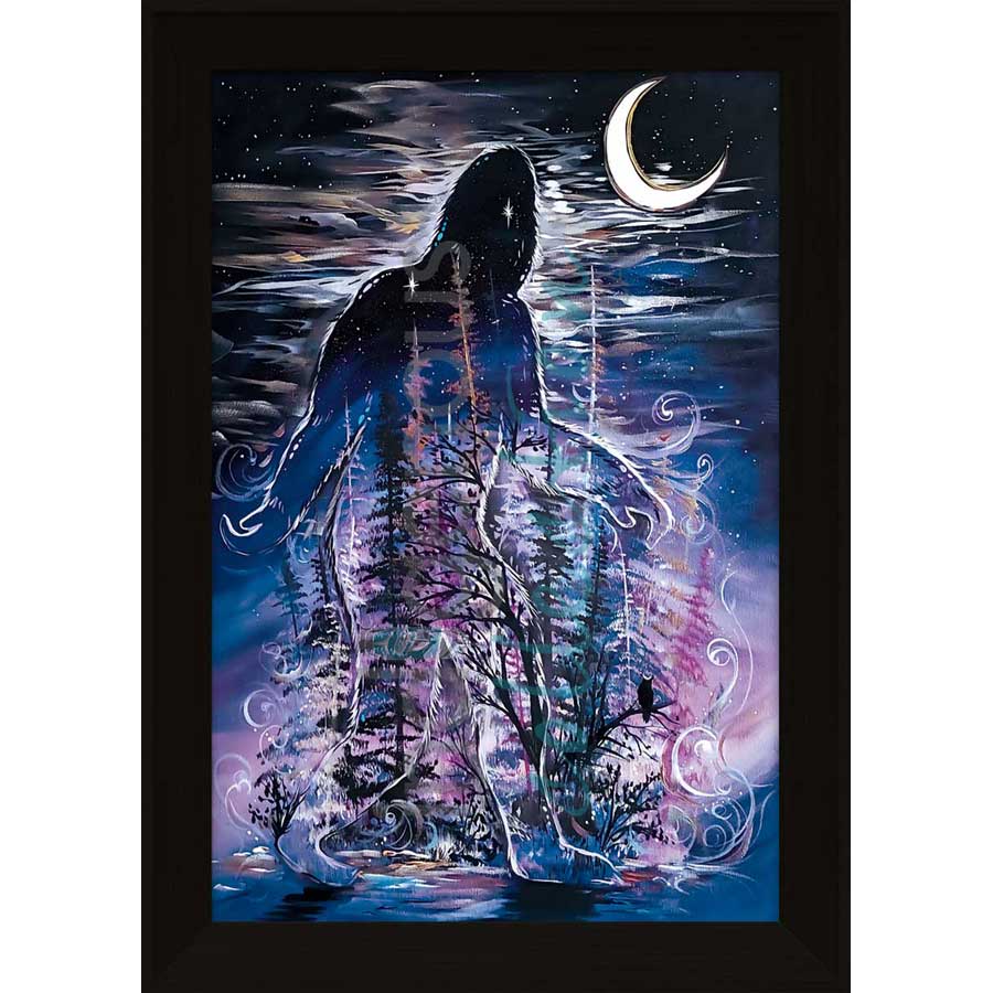 Sabe (Sasquatch) by artist Carla Joseph - Métis/Cree. Indigenous Collection