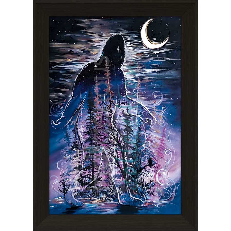 Sabe (Sasquatch) by artist Carla Joseph - Métis/Cree. Indigenous Collection