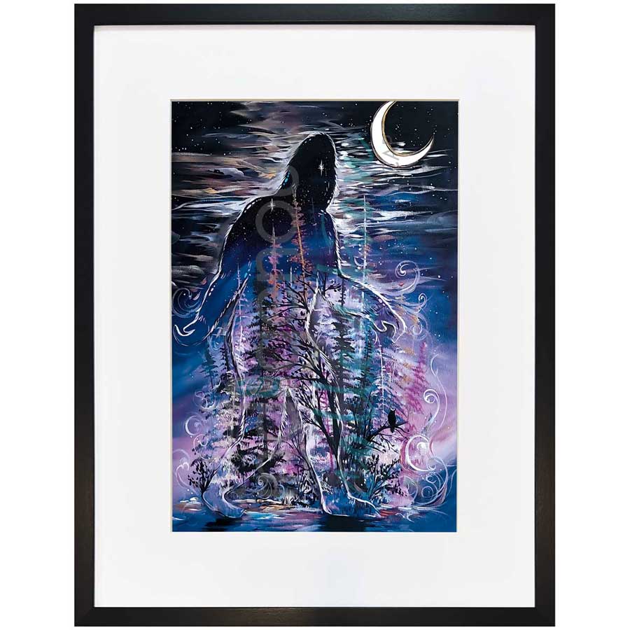Sabe (Sasquatch) by artist Carla Joseph - Métis/Cree. Indigenous Collection