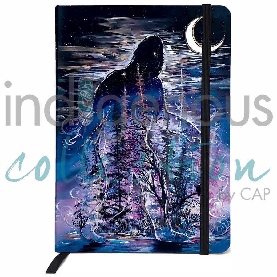 Sabe (Sasquatch) Journal by artist Carla Joseph. Indigenous Collection.
