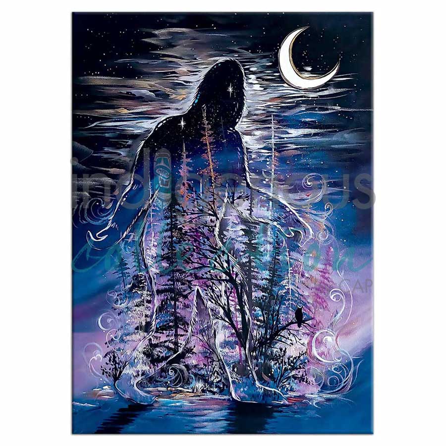 Sabe (Sasquatch) Magnets by artist Carla Joseph