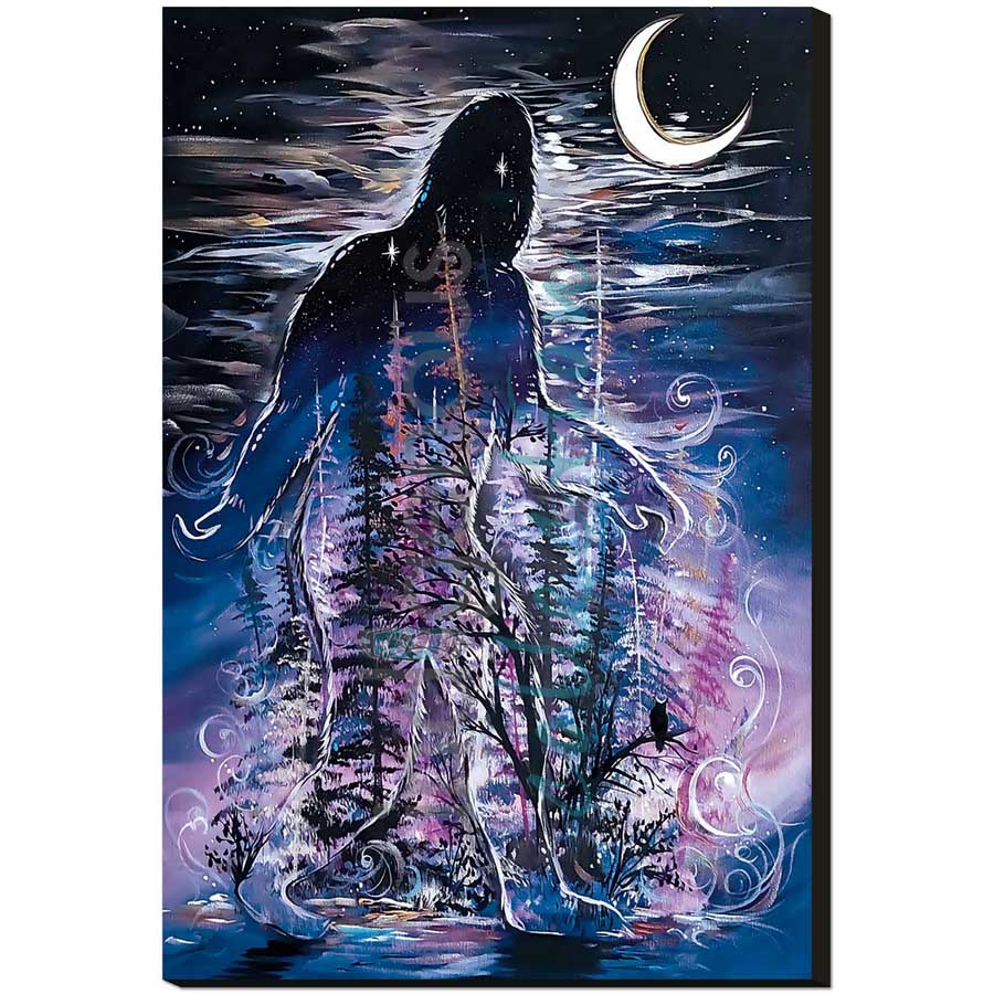 Sabe (Sasquatch) by artist Carla Joseph - Métis/Cree. Indigenous Collection