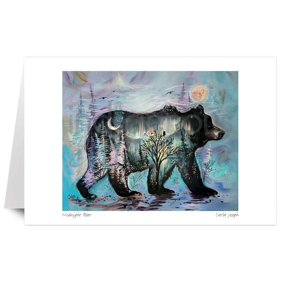 Midnight Bear by artist Carla Joseph