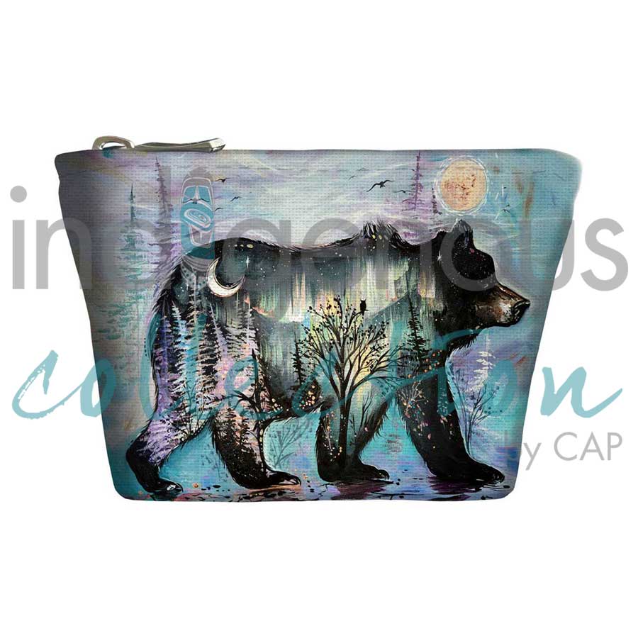 Midnight Bear Coin Purse by artist Carla Joseph