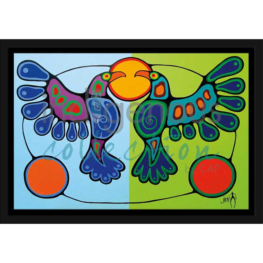Together by artist Jim Oskineegish - Ojibway. Indigenous Collection