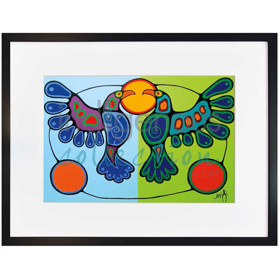 Together by artist Jim Oskineegish - Ojibway. Indigenous Collection