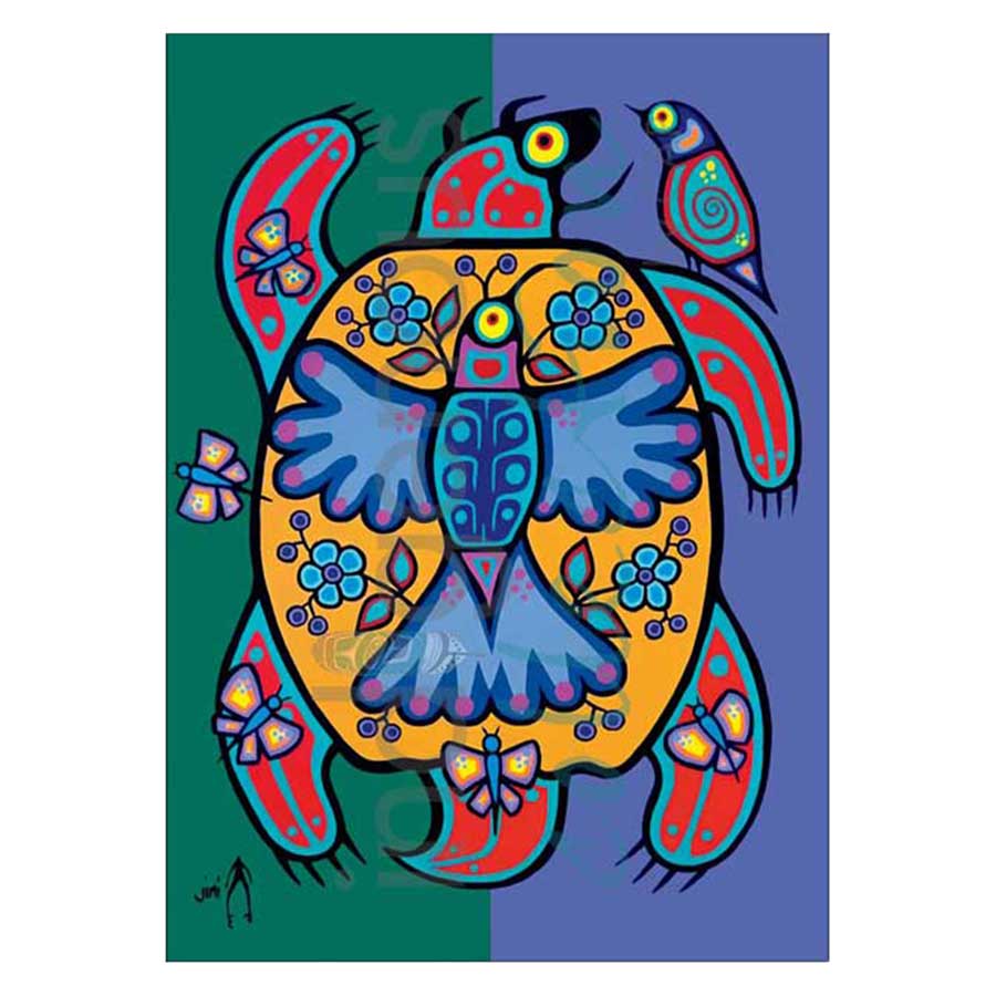 Spring Turtle Canvas Prints