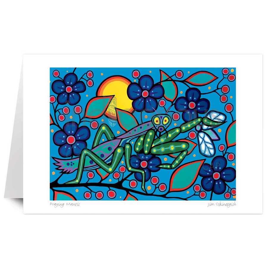 Praying Mantis by artist Jim Oskineegish