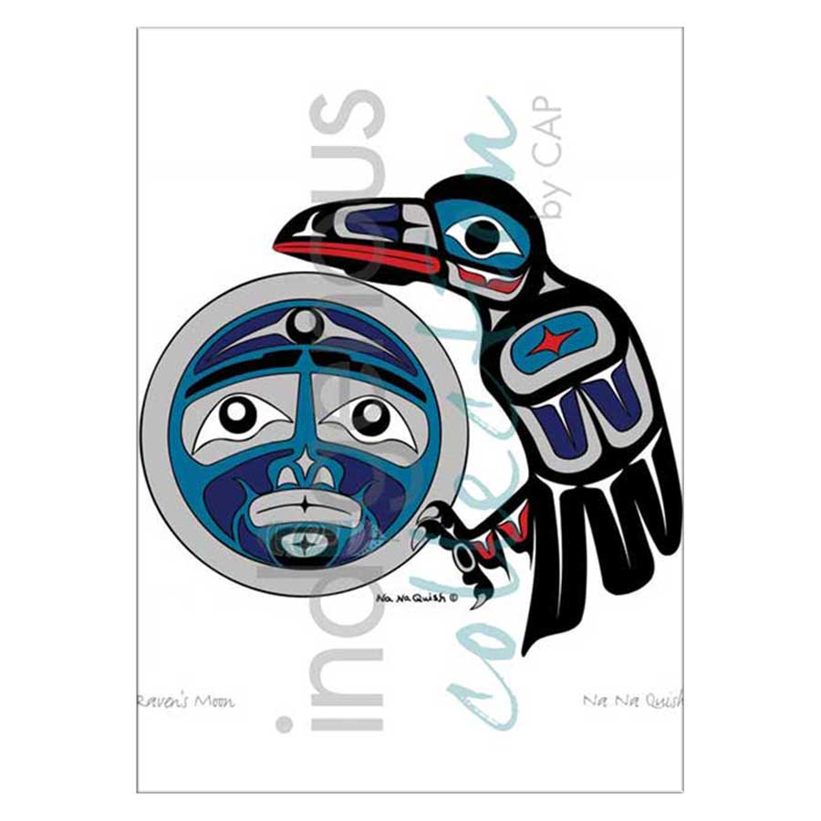 Raven's Moon Canvas Prints