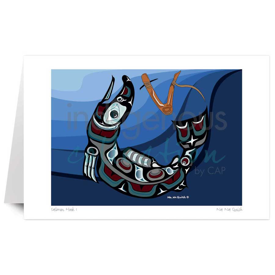 Salmon Hook I by artist Na Na Quish