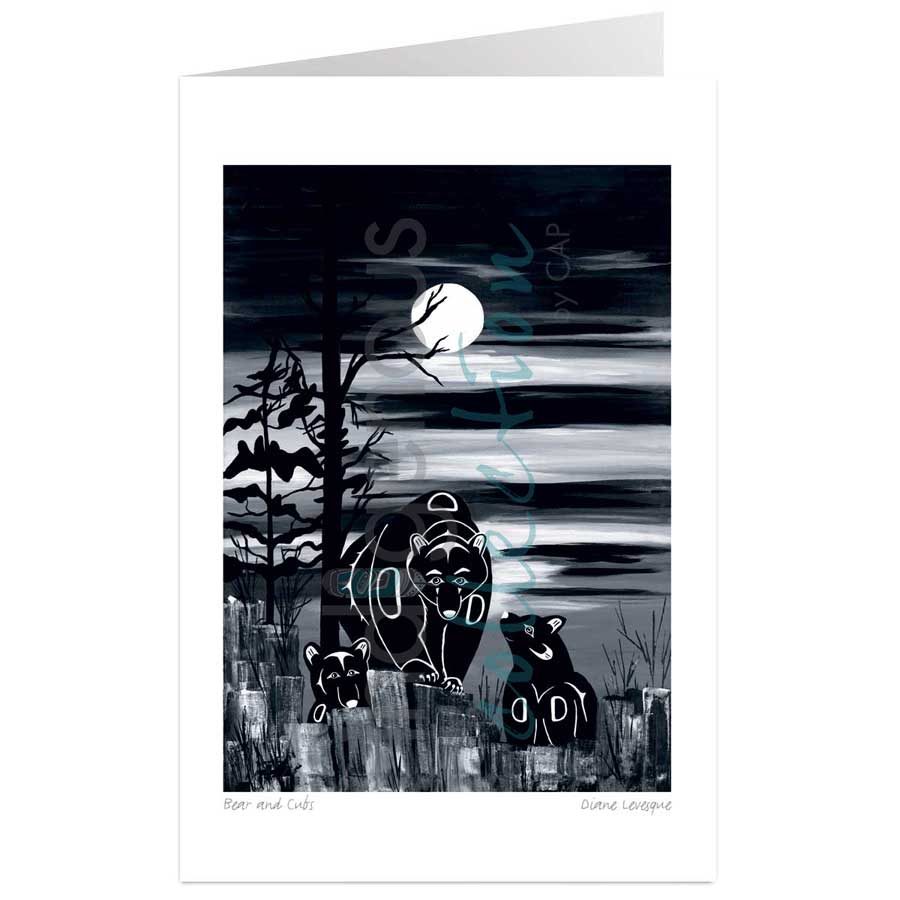 Bear and Cubs by artist Diane Levesque
