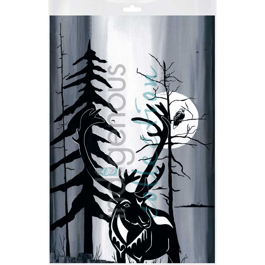 Caribou by artist Diane Levesque - Kwakwaka'wakw. Indigenous Collection