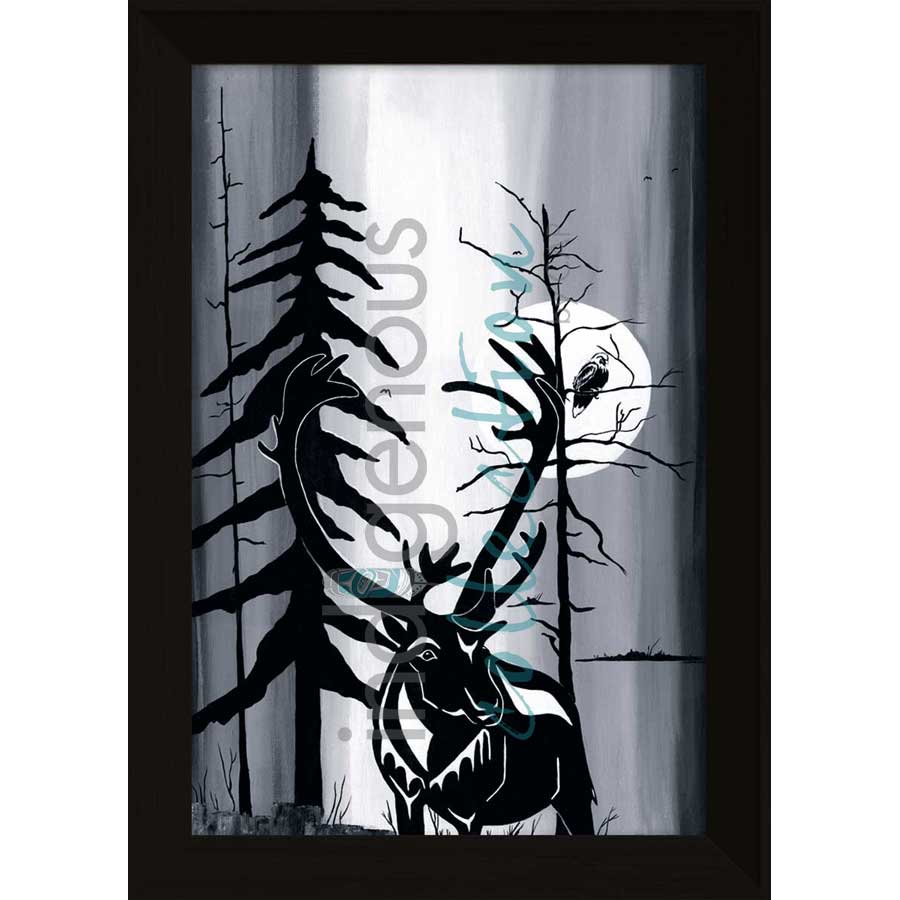 Caribou by artist Diane Levesque - Kwakwaka'wakw. Indigenous Collection