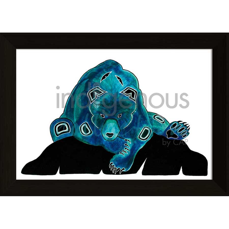 Bear by artist Diane Levesque - Kwakwaka'wakw. Indigenous Collection