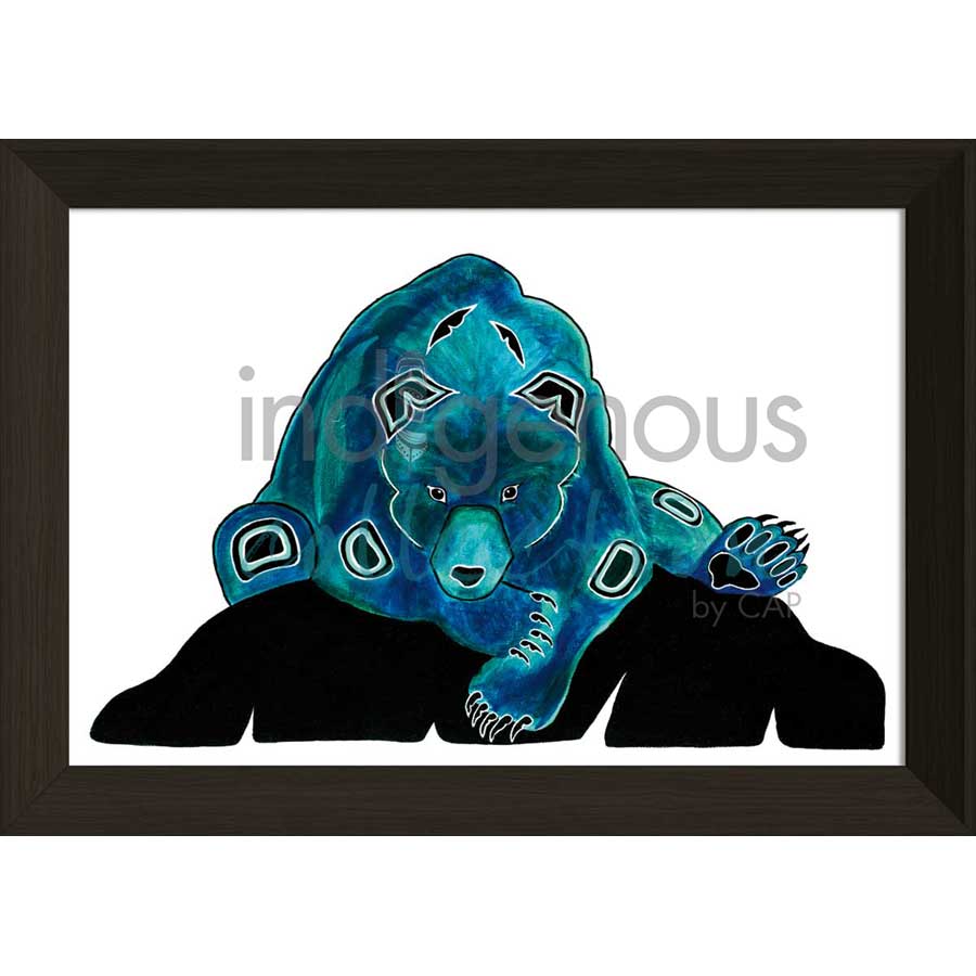 Bear by artist Diane Levesque - Kwakwaka'wakw. Indigenous Collection
