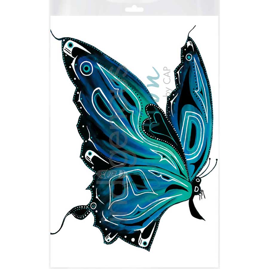 Butterfly   by artist Diane Levesque - Kwakwaka'wakw. Indigenous Collection