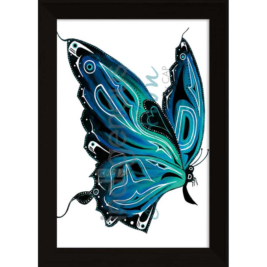 Butterfly   by artist Diane Levesque - Kwakwaka'wakw. Indigenous Collection
