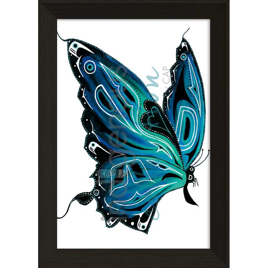 Butterfly   by artist Diane Levesque - Kwakwaka'wakw. Indigenous Collection