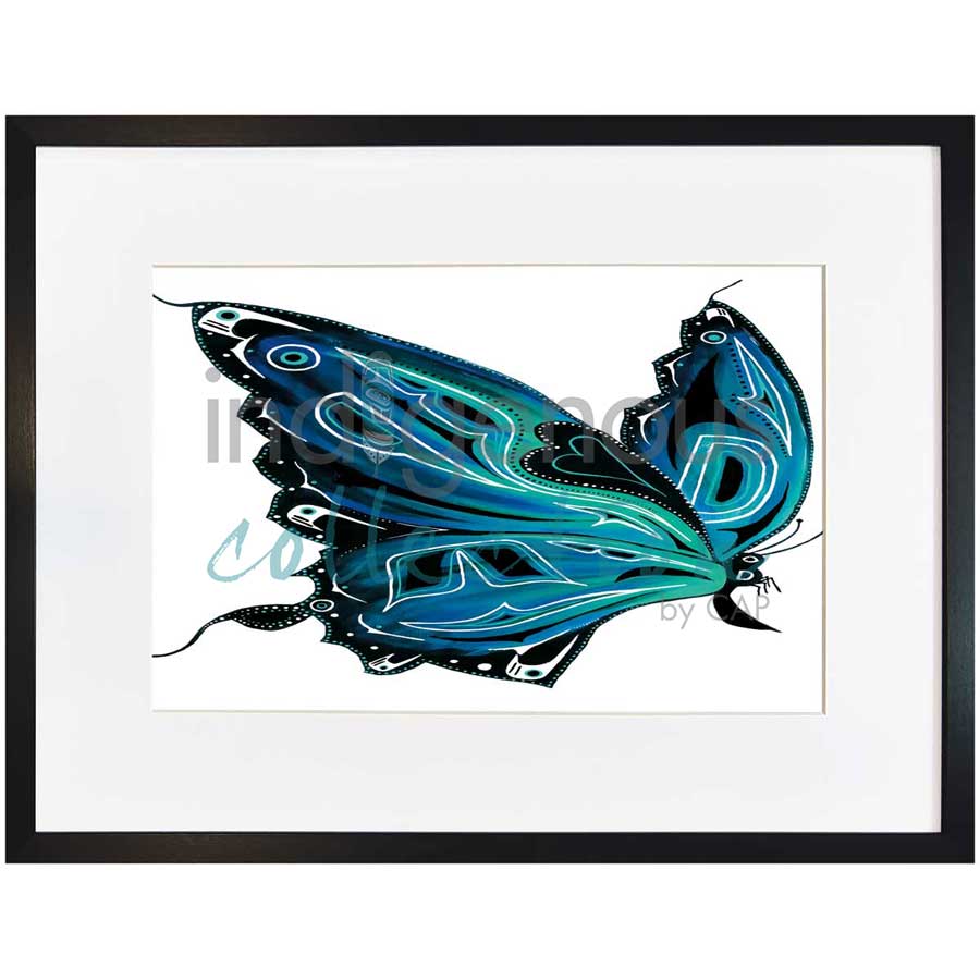 Butterfly   by artist Diane Levesque - Kwakwaka'wakw. Indigenous Collection