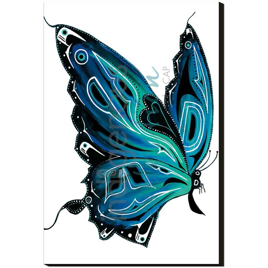 Butterfly   by artist Diane Levesque - Kwakwaka'wakw. Indigenous Collection