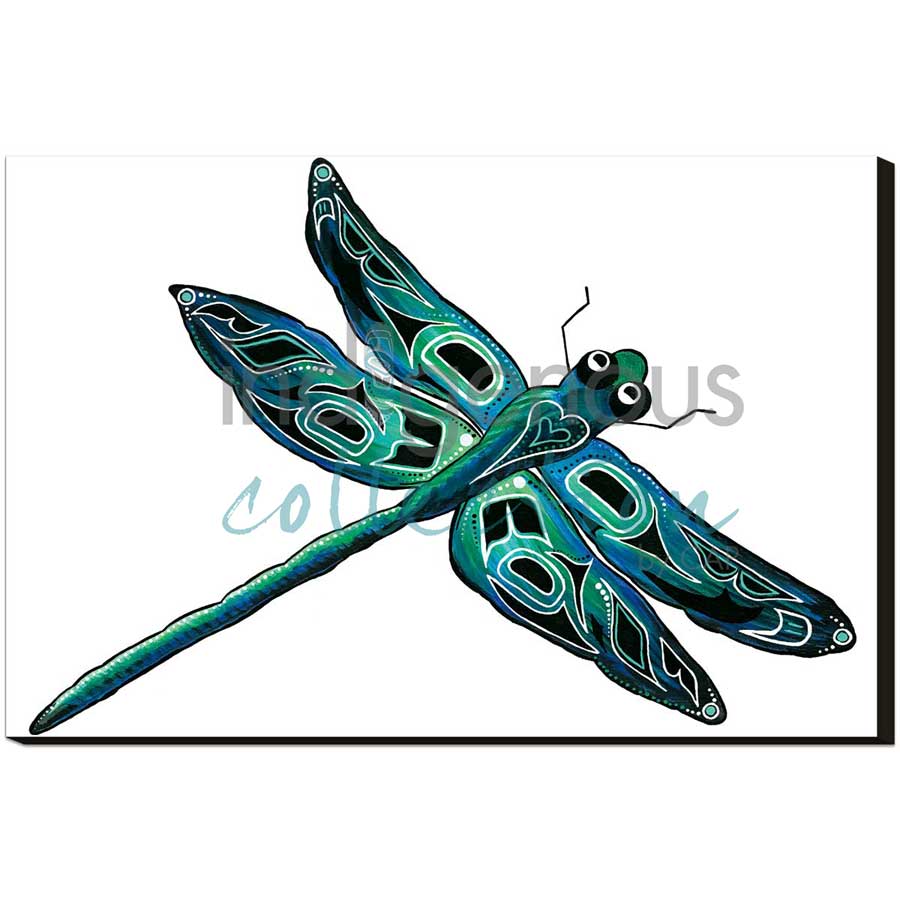 Dragonfly by artist Diane Levesque - Kwakwaka'wakw. Indigenous Collection