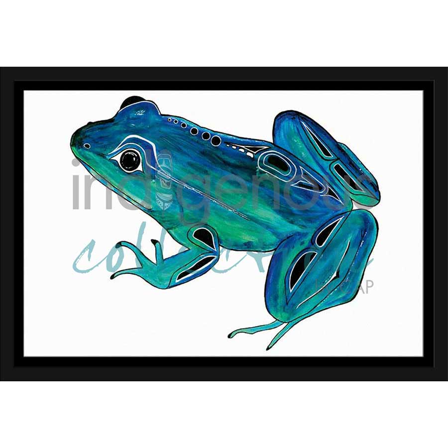 Frog by artist Diane Levesque - Kwakwaka'wakw. Indigenous Collection